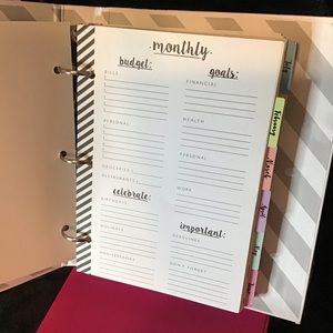 🗓 📖 🔥 Super Cute Monthly Planner 🔥📖🗓